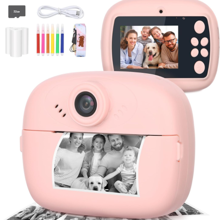 كاميرا رقمية للأطفال مع طابعة فورية – Photoflash Instant Print Camera.